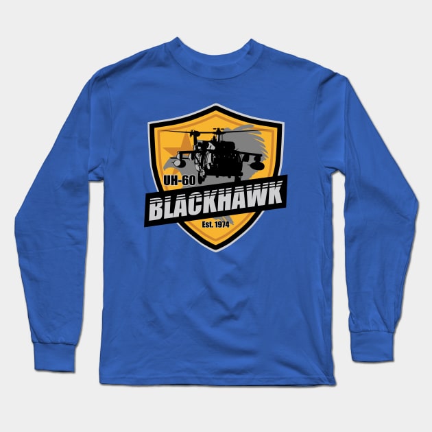 UH-60 Black Hawk Long Sleeve T-Shirt by TCP